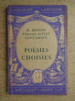 Mathurin Regnier - Poesies choisies. Theophile de viau Saint-Amant (1935)