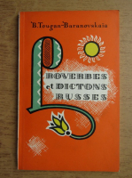Tougan Baranovskaia - Proverbes et dictons russes