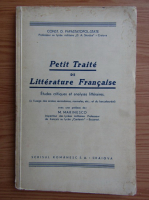 Constantin D. Papastatopol-State - Petit traite de litterature francaise