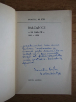 Dumitru M. Ion - Balcanice. 100 balade (cu autograful autorului)