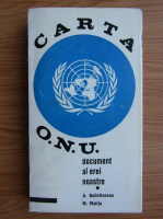 Mircea Malita, Alexandru Bolintineanu - Carta ONU