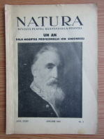 Revista Natura, nr. 1, ianuarie 1945