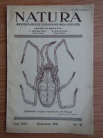 Revista Natura, nr. 10, octombrie 1941