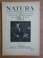 Revista Natura, nr. 15, mai 1927