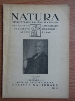 Revista Natura, nr. 9, mai 1927