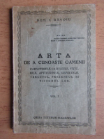 Dem. I. Savoiu - Arta de a cunoaste oamenii (1938)