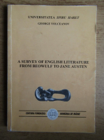 George Volceanov - A survey of english literature from Beowulf to Jane Austen