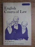 H. G. Hanbury - English courts of law