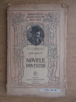 Ion Luca Caragiale - Opere complete. Nuvele, povestiri (1921)