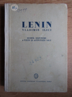 Lenin Vladimir Ilici. Scurta expunere a vietii si activitatii sale (1949)