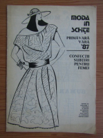 Moda in schite, primavara-vara 1987. Confectii subtiri pentru femei