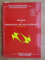 Revista de psihologie organizationala, volumul IV, nr. 3-4, anul 2004