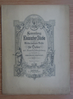Sammlung Klassicher Stucke. Werken berühmter meifter fur violine