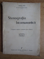 Anton Zotu - Stenografia biconsunantica (2 parti coligate, 1940, 1943)