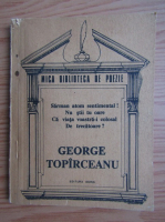 George Topirceanu - Poezii (Mica Biblioteca de Poezie)