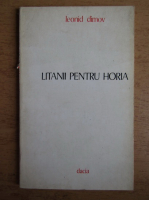 Leonid Dimov - Litanii pentru Horia (1975, tiraj 1220 exemplare)