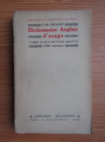 P. H. Picavet - Dictionnaire anglais d'usage (1938)