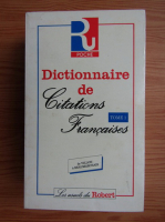 Anticariat: Pierre Oster - Dictionnaire de citations francaises (volumul 1)