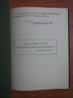 August von Spiess - Die vier Jahreszeiten im Vogelparadies. Manastirea (cu autograful autorului, 1924)