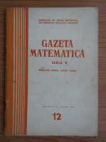 Gazeta Matematica, anul XIX, nr. 12, decembrie 1968