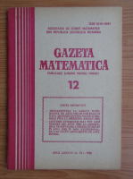 Gazeta Matematica, Seria B, anul LXXXVII, nr. 12, 1982