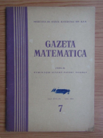 Gazeta Matematica, Seria B, anul XVI (11), iulie 1965