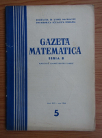 Gazeta Matematica, Seria B, anul XVII, nr. 5, mai 1966