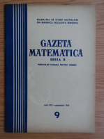 Gazeta Matematica, Seria B, anul XVII, nr. 9, septembrie 1966