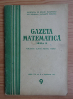 Gazeta Matematica, Seria B, anul XXI, nr. 9, septembrie 1970
