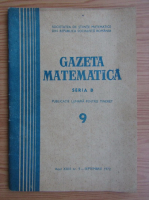 Gazeta Matematica, Seria B, anul XXIII, nr. 9, septembrie 1972