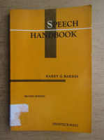 Harry Grinnell Barnes - Speech handbook