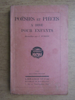 Jean Dubois - Poesies et Pieces a dire pour enfants (1929)