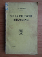 Joseph de Tonquedec - Sur la philosophie bergsonienne (1936)