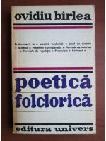 Ovidiu Barlea - Poetica folclorica