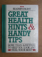 Great health hints and handy tips. More than 4000 ideas to help you look and feel your best