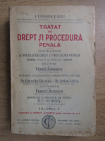 I. Tanoviceanu - Tratat de drept si procedura penala (volumul 5, 1927)