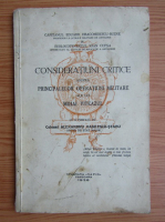 Eduard Dragomirescu Buzne - Consideratiuni critice asupra principalelor operatiuni militare ale lui Mihai Viteazul (1936)