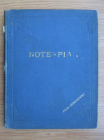 Puiu Cominovici - Note de pian (20 de partituri coligate, aprox. 1910)