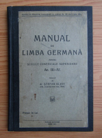 Stefan Klett - Manual de limba germana (1933)