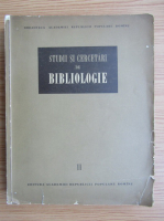 Studii si cercetari de bibliologie (volumul 2)