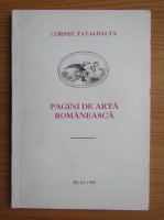 Anticariat: Cornel Tatai-Balta - Pagini de arta romaneasca