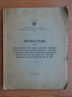 Instructiuni pentru calcularea bordului liber roman si intocmirea certificatelor de bord liber la vase maritime (1939)