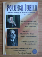 Porunca iubirii. Revista ortodoxa de misiune si informare, nr. 1, 2008