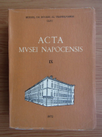Acta Mvsei Napocensis (volumul 9)
