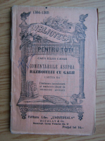 Anticariat: Caius Julius Caesar - Comentariile asupra razboiului cu galii (cartea a II-a, 1930)