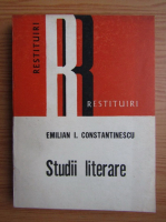 Emilian I. Constantinescu - Studii literare
