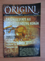 Revista Origini, seria I, anul 1, nr. 1, August 2013