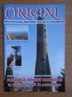Revista Origini, seria I, anul 3, nr. 11 (28), Noiembrie 2015