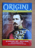 Revista Origini, seria I, anul 4, nr. 1 (30), Ianuarie 2016