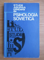 Studii asupra gandirii in psihologia sovietica